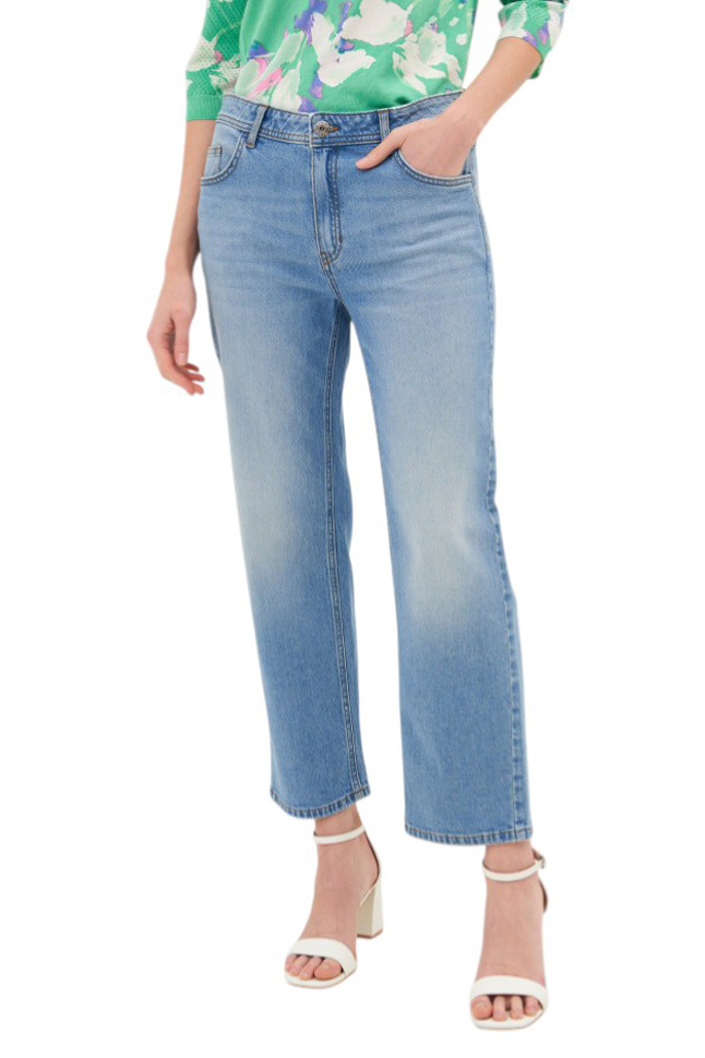 Джинсы из эластчиного хлопка|Основной цвет:Синий Женский Taifun Джинсы из эластчиного хлопка (цвет ), артикул 720326-11148 | Фото 4