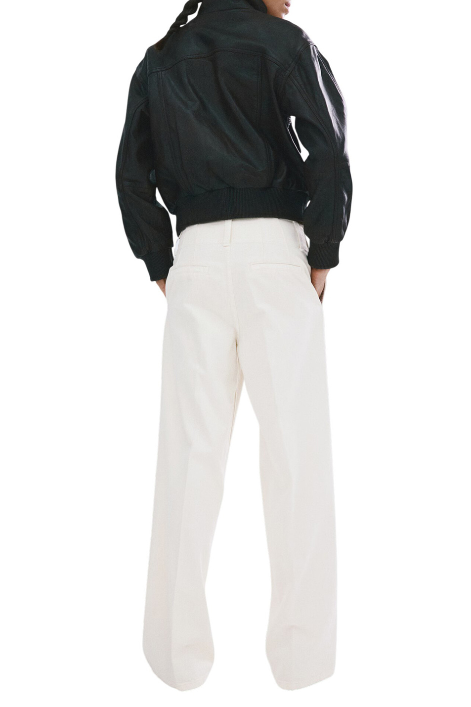 Женский Mango Джинсы ALMA однотонные (цвет ), артикул 27085822 | Фото 3