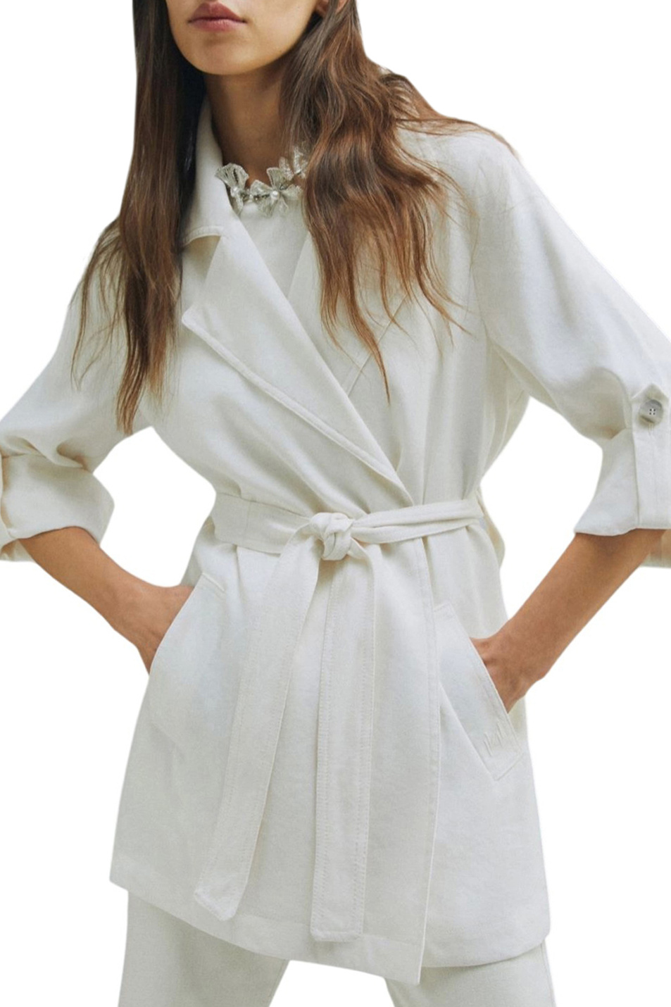 Женский MARELLA Тренч MLMLAMPADA с поясом (цвет ), артикул 2613121025 | Фото 3