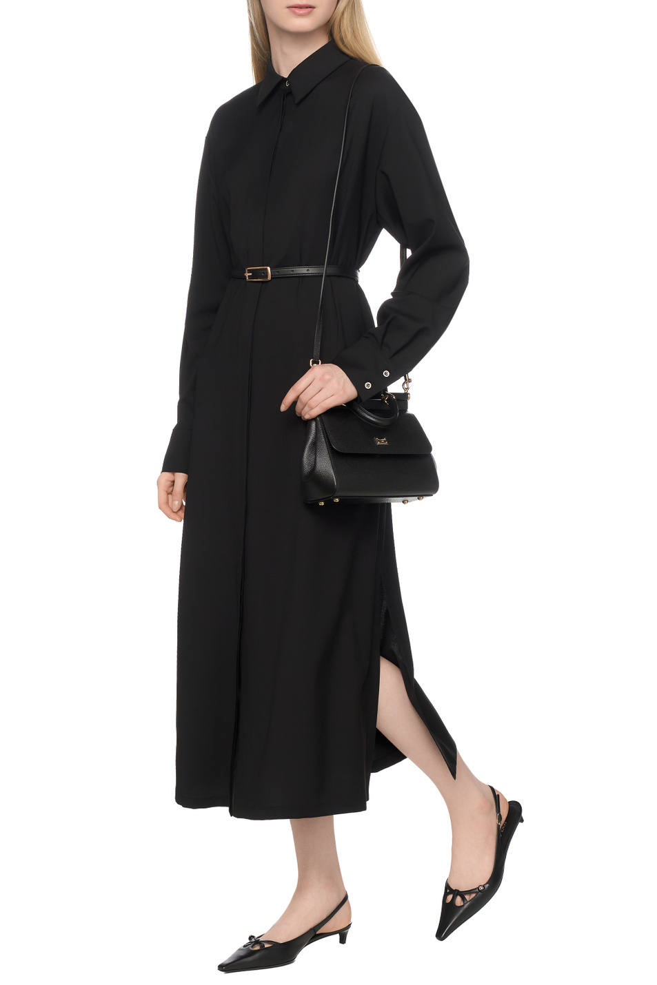Женский Max Mara Платье BABELE из шерсти (цвет ), артикул 2526226151 | Фото 3