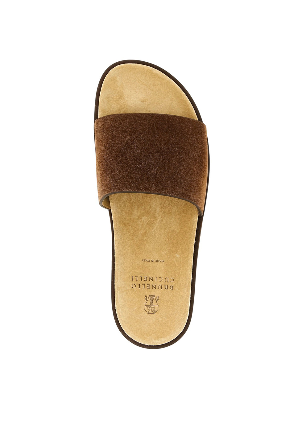 Мужской Brunello Cucinelli Шлепанцы из натуральной замши (цвет ), артикул MZUSOLY236 | Фото 4