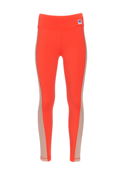 Облегающие спортивные брюки|Основной цвет:Оранжевый|Артикул:50466065 | Фото 1