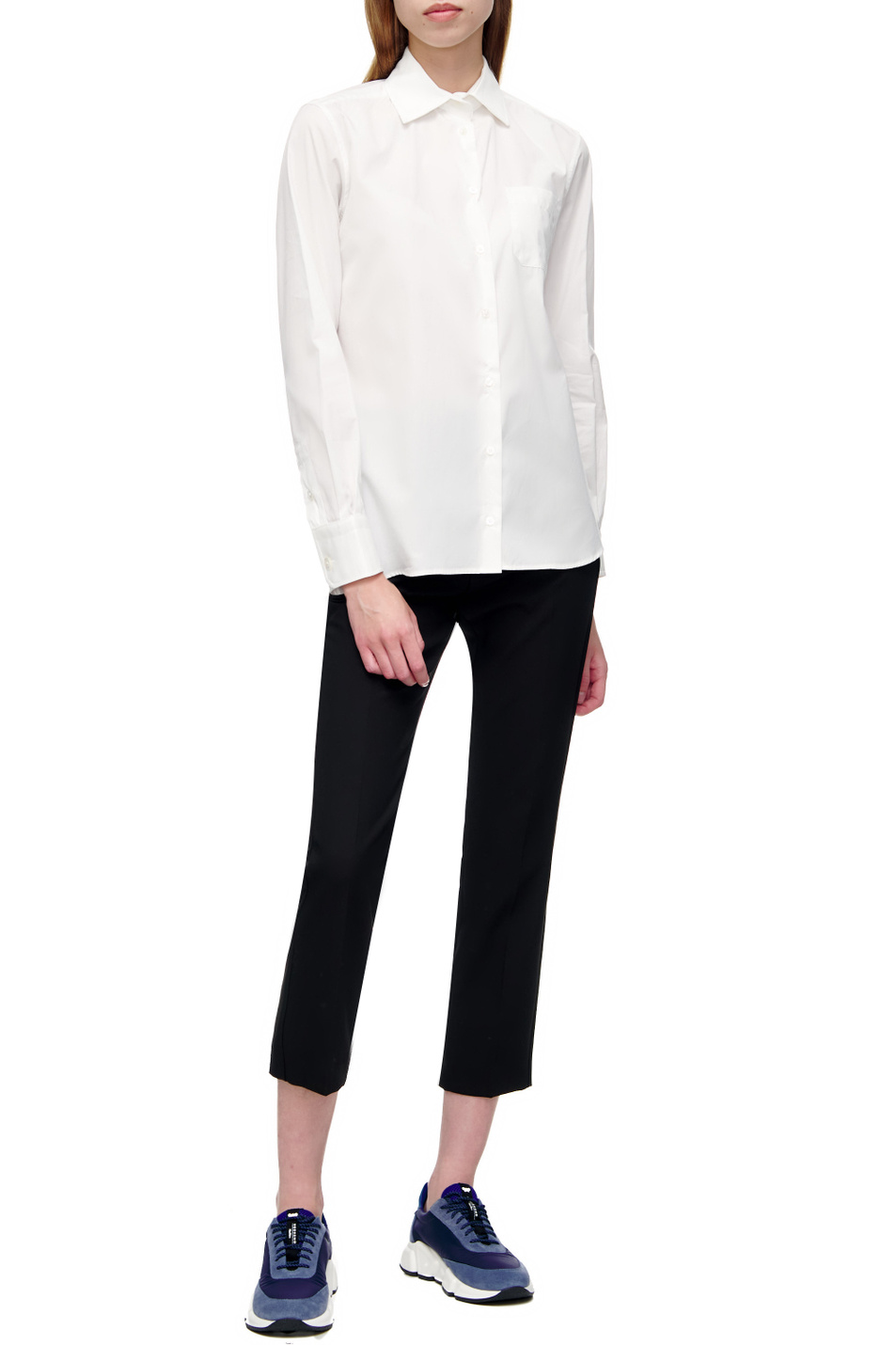 Женский Weekend Max Mara Рубашка ARPA из натурального хлопка (цвет ), артикул 51161229 | Фото 3