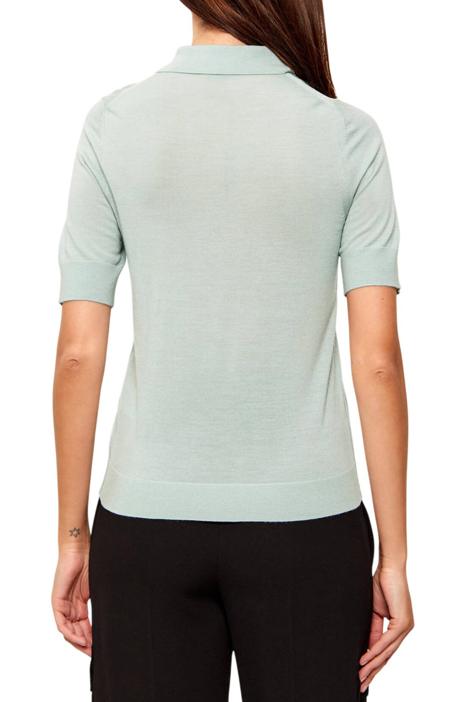 Женский BOSS Поло Fidenka из шерсти (цвет ), артикул 50545015 | Фото 5