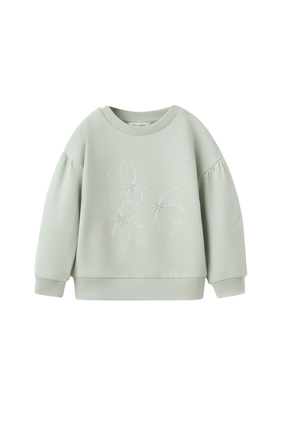 Девочкам Mango Kids Свитшот SPRING из хлопка (цвет ), артикул 27046354 | Фото 1