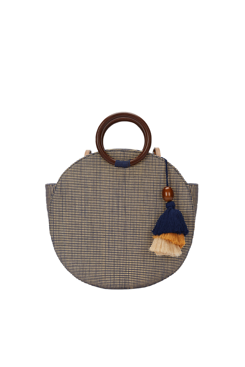 Parfois Фактурная сумка-шоппер из рафии с кисточками (цвет ), артикул 186623 | Фото 1