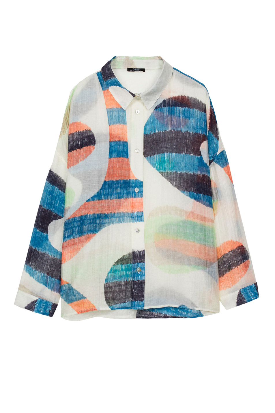 Parfois Рубашка свободного кроя с принтом (цвет ), артикул 194399 | Фото 1