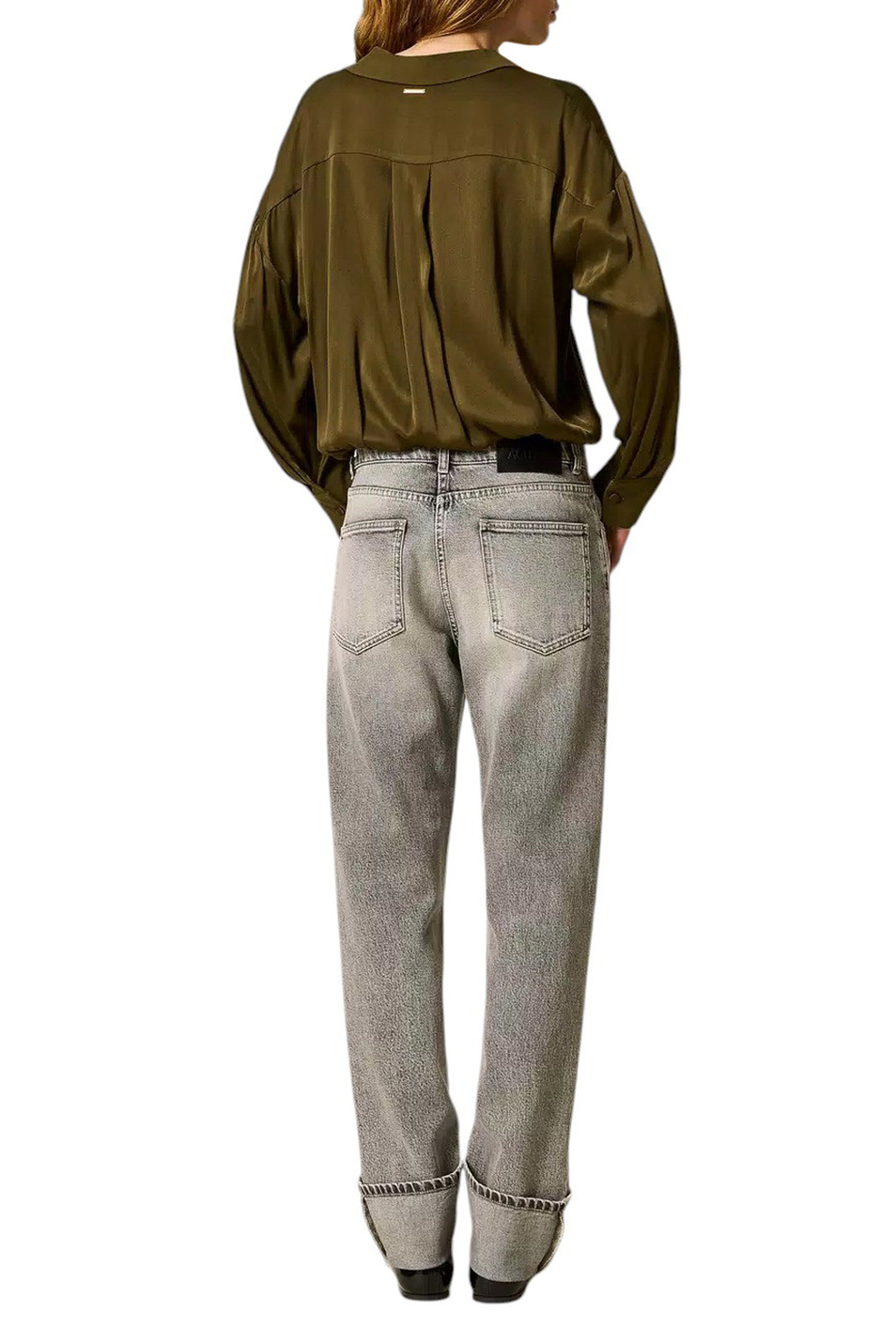 Женский TWINSET Milano Джинсы из эластичного хлопка (цвет ), артикул 252AP2430 | Фото 3