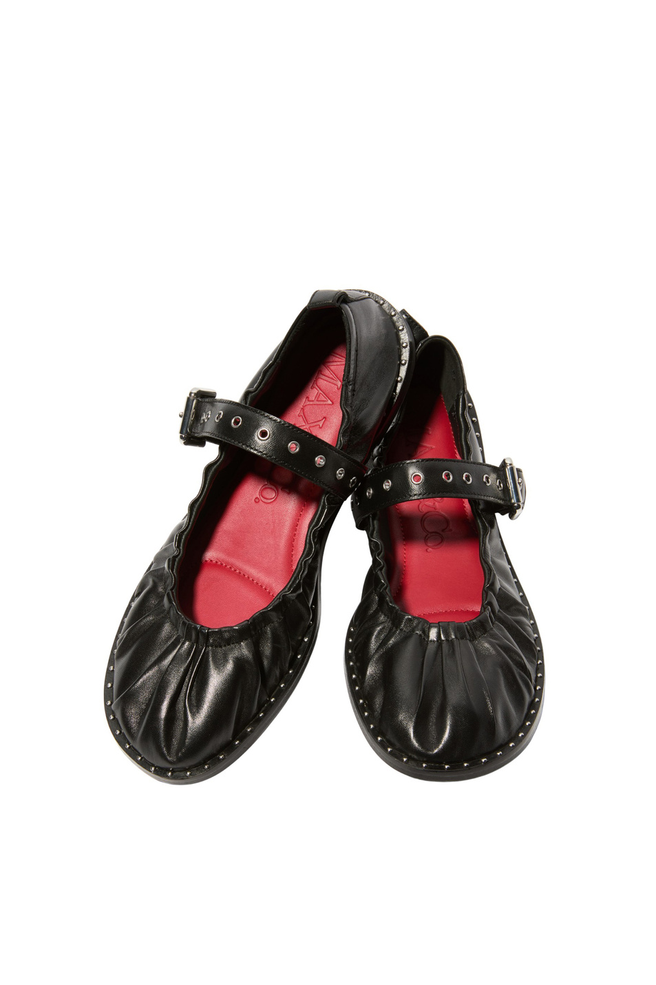 Женский MAX&Co. Балетки MCAMIA из натуральной кожи (цвет ), артикул 2616521016 | Фото 3