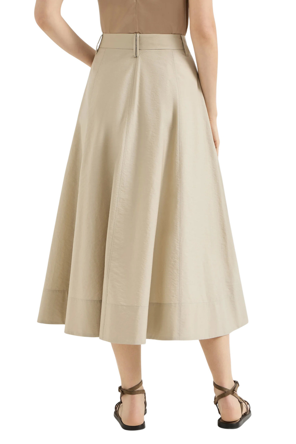 Женский Brunello Cucinelli Юбка из смесового хлопка (цвет ), артикул M0F79G3951 | Фото 4