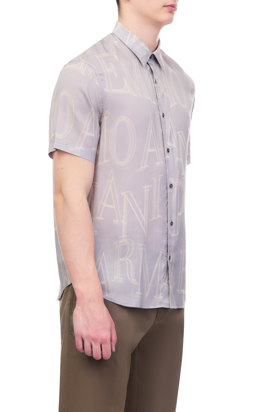 Мужской Emporio Armani Рубашка из лиоцелла (цвет ), артикул 3R1CQ7-1NWDZ | Фото 3