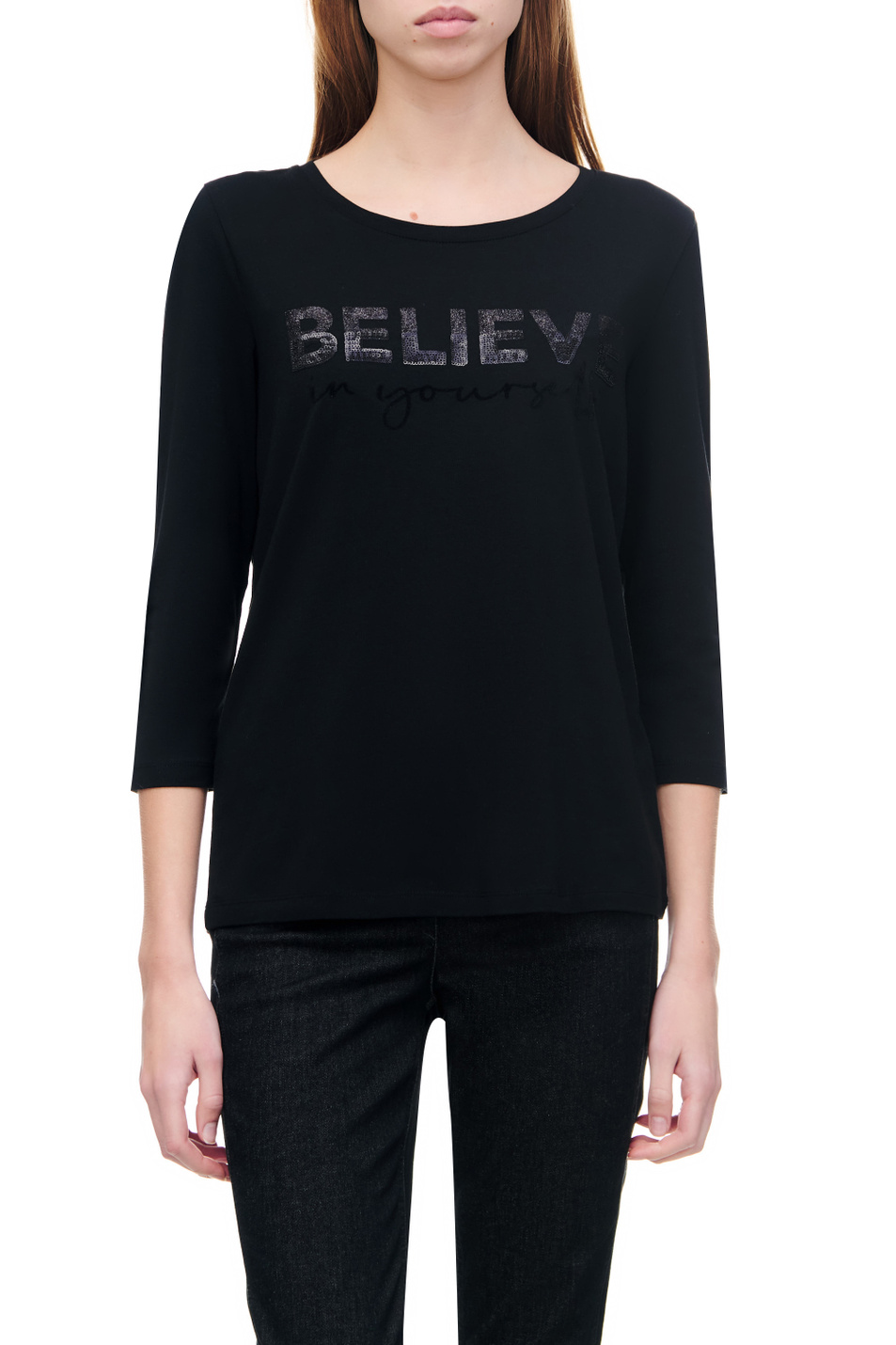 Женский Gerry Weber Джемпер с принтом (цвет ), артикул 770093-44009 | Фото 4
