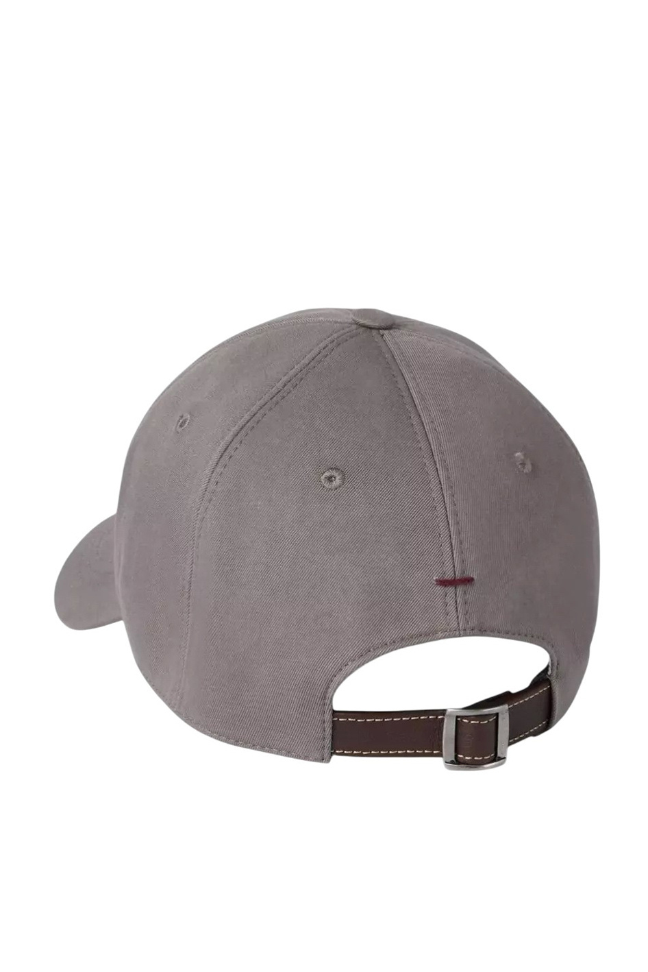 Кепка из хлопка с логотипом|Основной цвет:Серый Мужской Brunello Cucinelli Кепка из хлопка с логотипом (цвет ), артикул M252D9850 | Фото 2