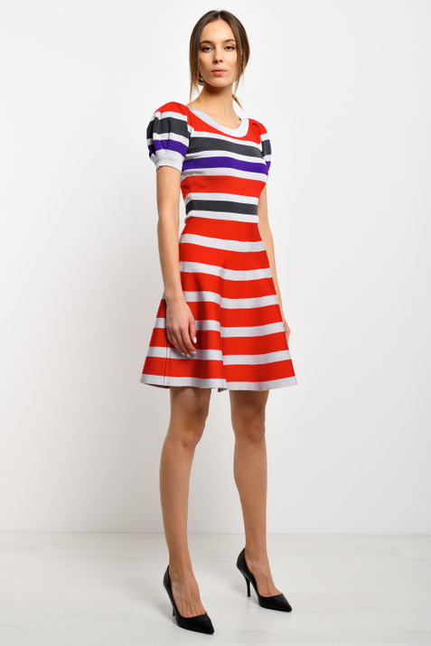 Emporio Armani Платье из смесовой вискозы с рукавами-фонариками ( цвет), артикул 3H2AT6-2M03Z | Фото 1