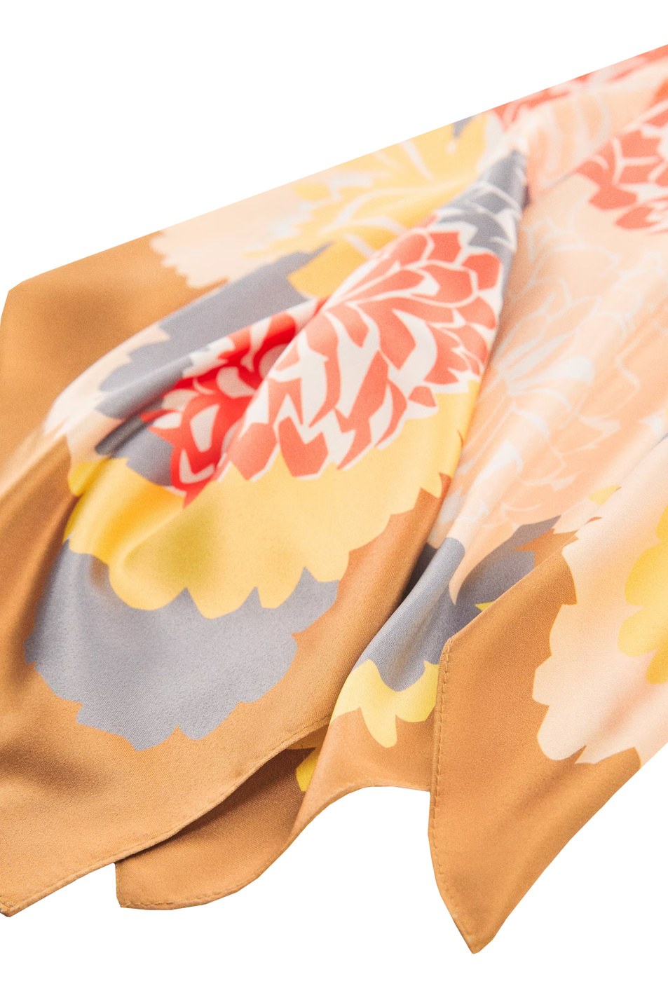 Женский Mango Платок POMPON с цветочным принтом (цвет ), артикул 67094021 | Фото 2