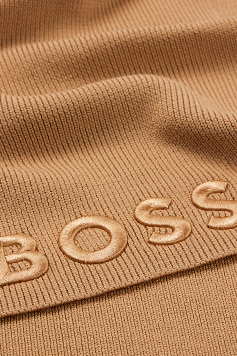 BOSS Шарф из шерсти с вышитым логотипом ( цвет), артикул 50478445 | Фото 2