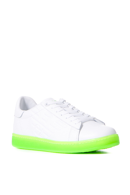 Кроссовки с контрастной подошвой|Основной цвет:Белый|Артикул:X8X001-XK254 | Фото 2