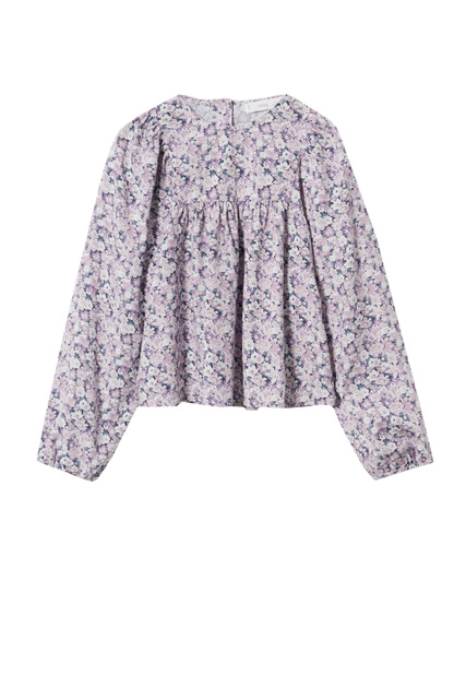 Блузка LAVANDA с цветочным принтом|Основной цвет:Лиловый|Артикул:37064045 | Фото 1