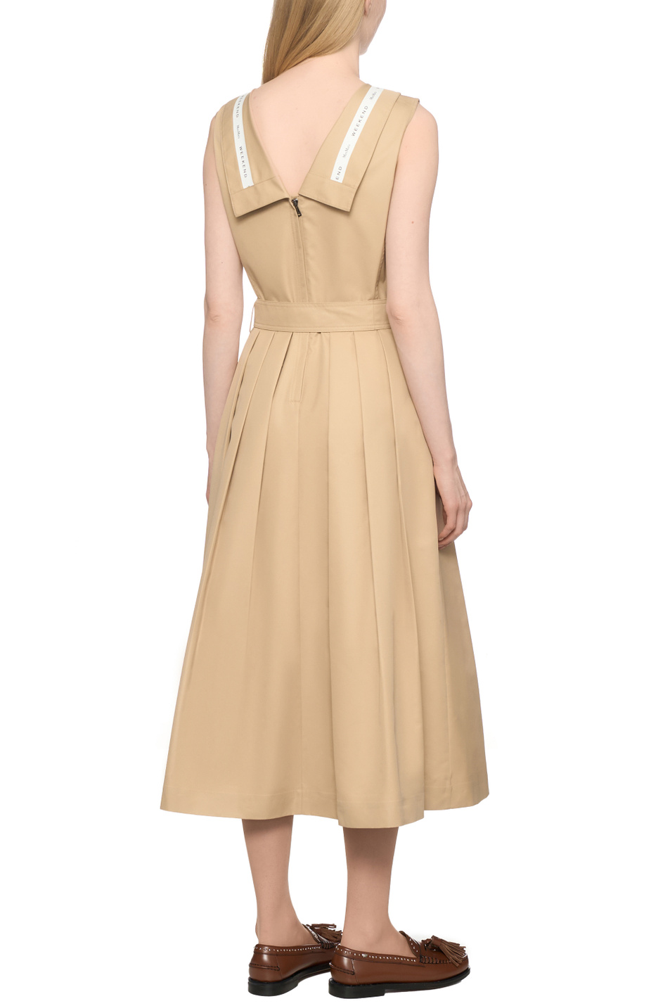 Женский Weekend Max Mara Платье CONO из смесового хлопка (цвет ), артикул 2615221021 | Фото 5