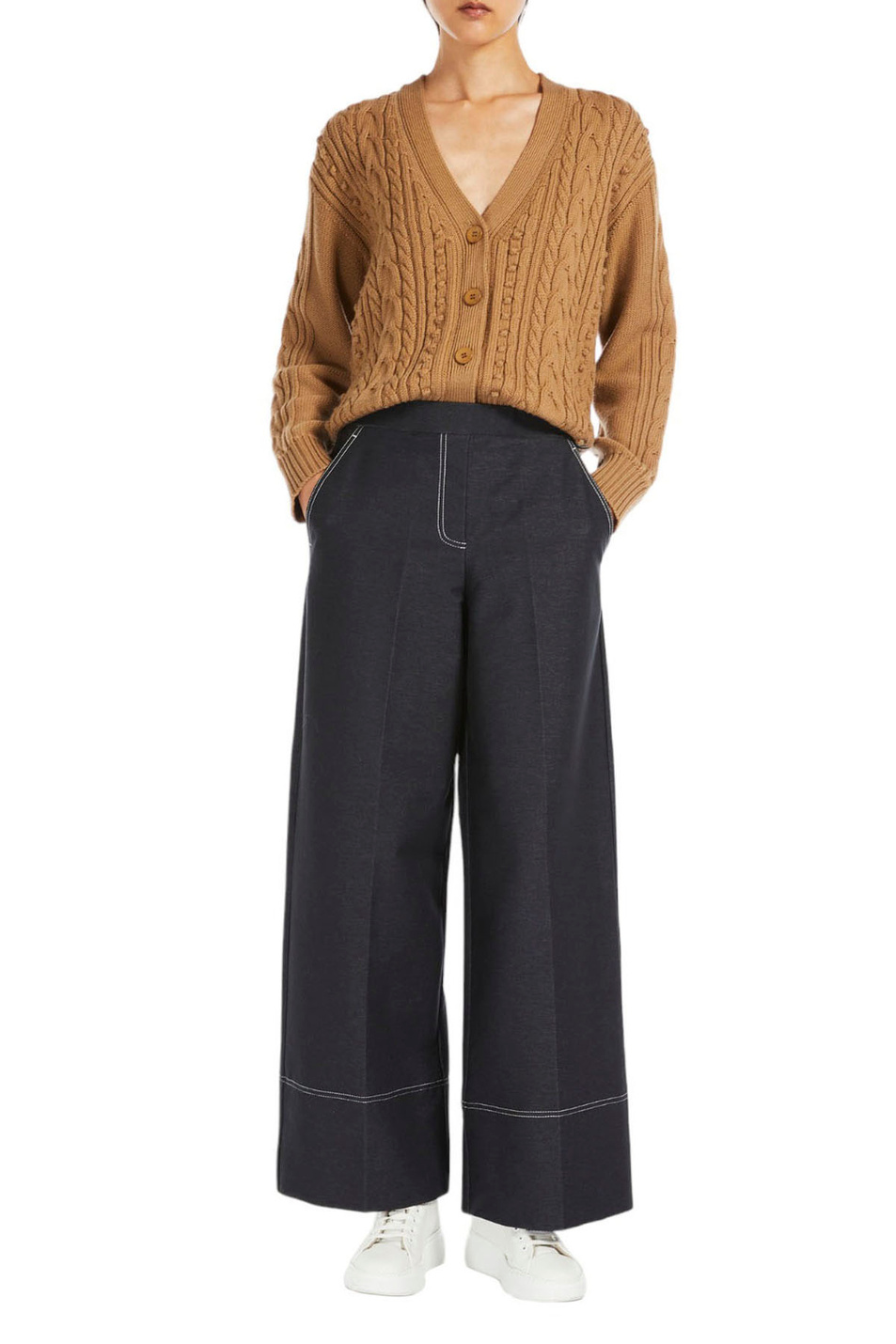 Женский Max Mara Кардиган KIOTA из натуральной шерсти (цвет ), артикул 2333460336 | Фото 2