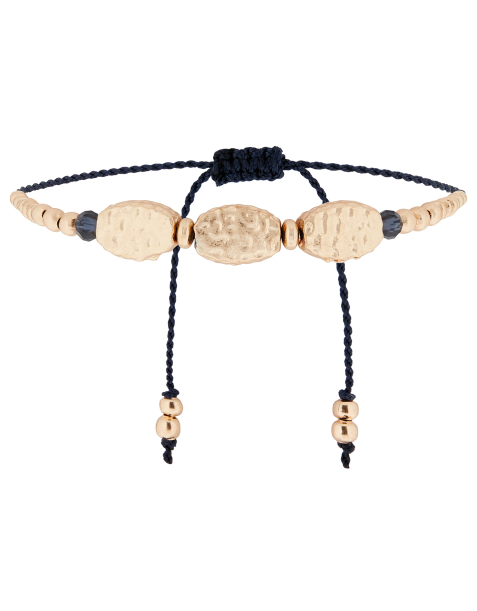 Женский Accessorize Браслет NAVY HAMMERED FRIEND (цвет ), артикул 884398 | Фото 1