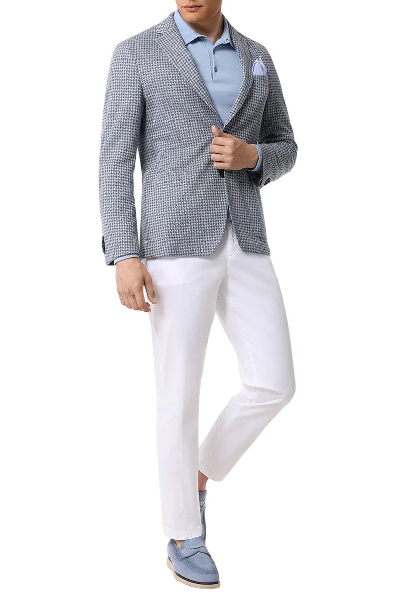 Мужской BOSS Джемпер поло из натурального хлопка (цвет ), артикул 50506025 | Фото 2