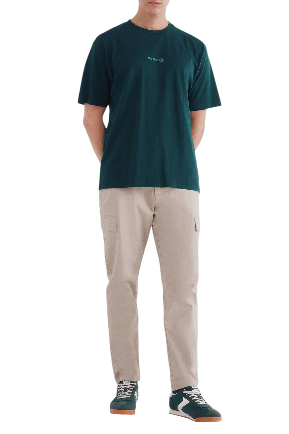 Мужской Springfield Футболка из хлопка (цвет ), артикул 0269138 | Фото 2