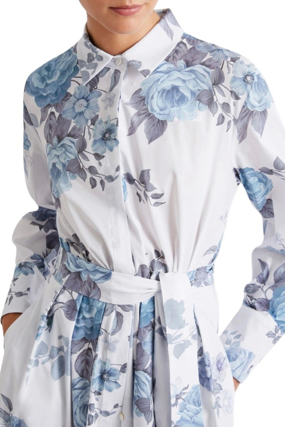 Женский MARELLA Платье MLLFORMICA из эластичного хлопка (цвет ), артикул 2613221161 | Фото 5