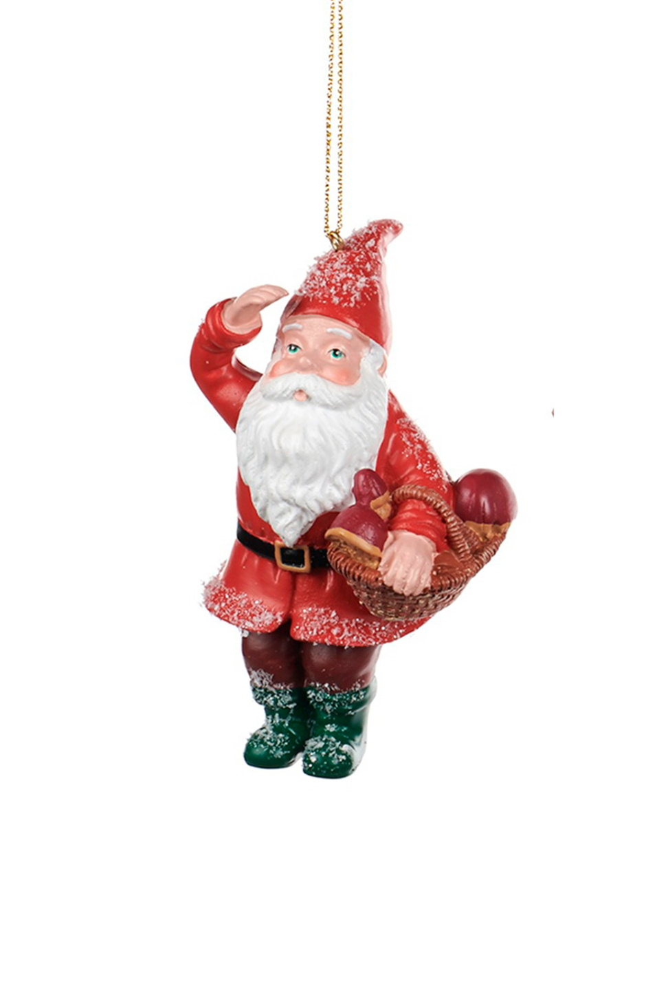 Не имеет пола Goodwill Елочная игрушка "Санта с лукошком", 10 см (цвет ), артикул TR 22422_1 | Фото 1