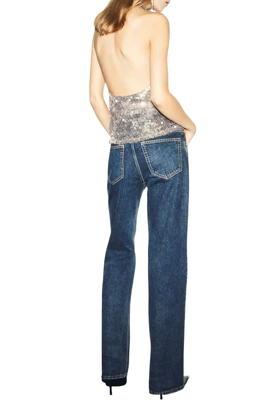 Женский Mango Джинсы SELENA расклешенные (цвет ), артикул 17039117 | Фото 4