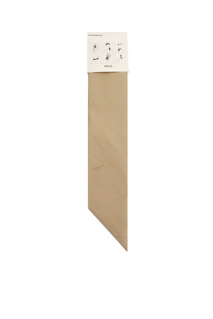 Многопозиционный платок из смесового хлопка TRENCHI|Основной цвет:Бежевый|Артикул:27050469 | Фото 1