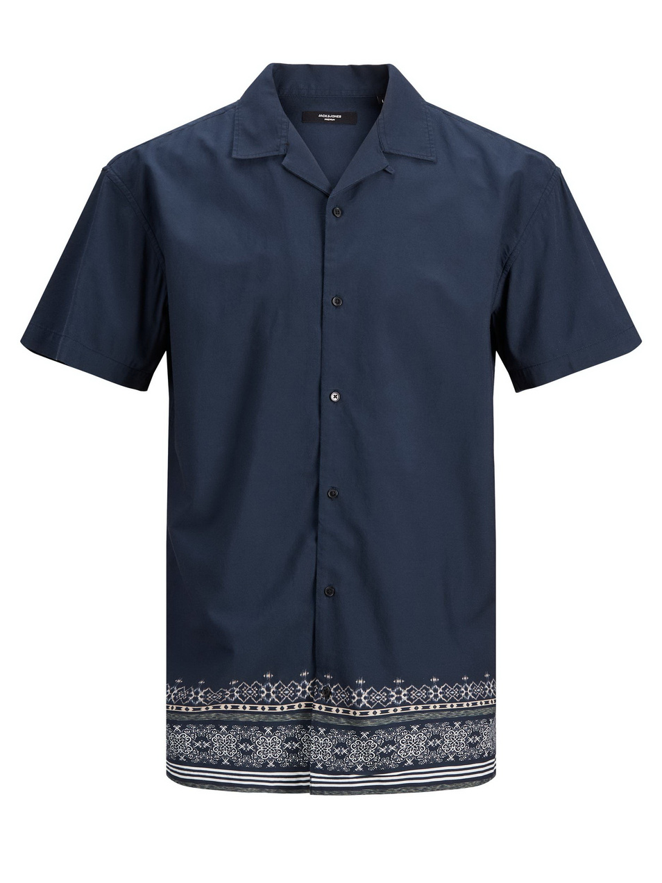 Мужской Jack & Jones Рубашка с принтом по линии низа (цвет ), артикул 12179770 | Фото 1