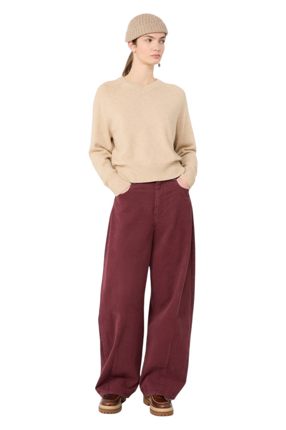 Женский Weekend Max Mara Джинсы ORDINE из хлопка (цвет ), артикул 2625136072 | Фото 2