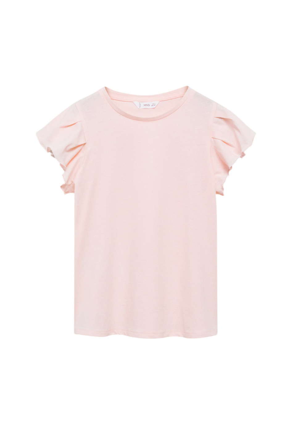 Девочкам Mango Kids Футболка SOFT из хлопка (цвет ), артикул 87044800 | Фото 1