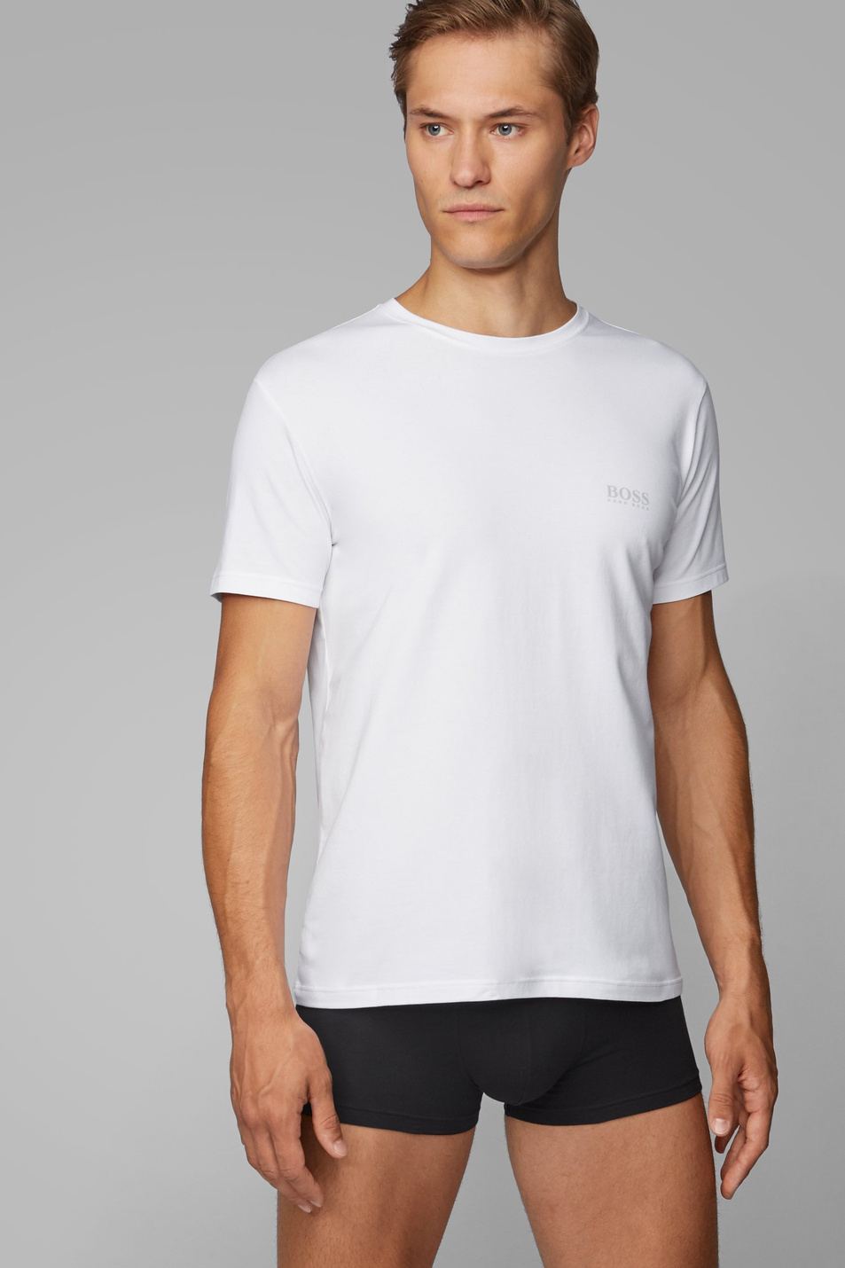 Мужской BOSS Комплект футболок из эластичного хлопка (цвет ), артикул 50325405 | Фото 3