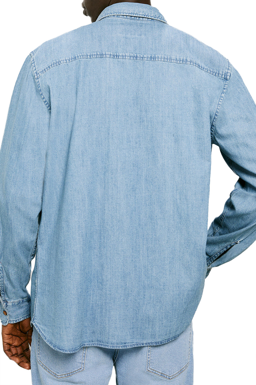 Мужской Springfield Рубашка джинсовая с логотипом (цвет ), артикул 0295292 | Фото 3