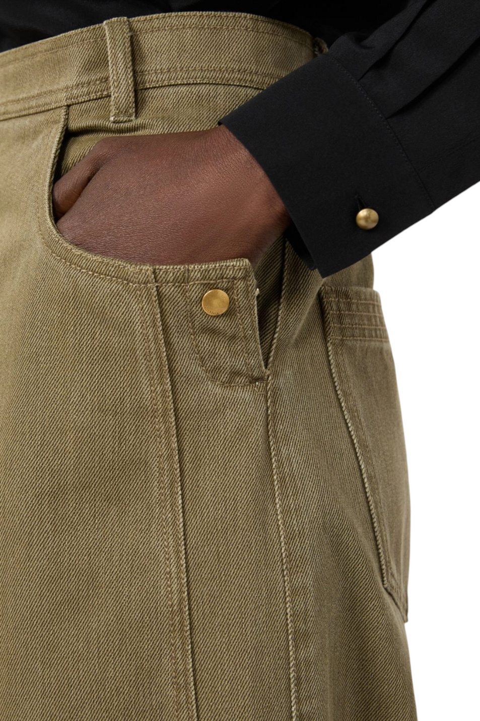 Женский Max Mara Джинсы ALAMARO из хлопка (цвет ), артикул 2621136081 | Фото 5