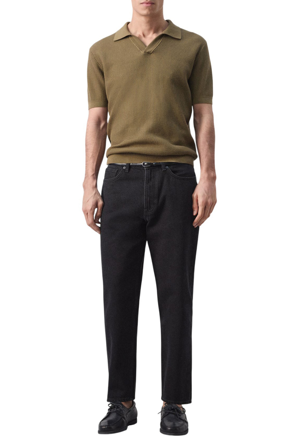 Мужской Mango Man Поло SALAS из хлопка (цвет ), артикул 27094425 | Фото 2