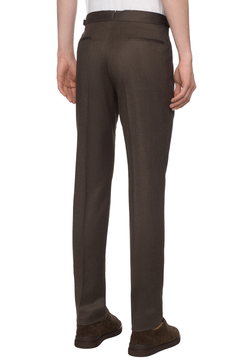 Мужской Zegna Брюки из шерсти (цвет ), артикул 230F13A2-75A812-9R | Фото 5