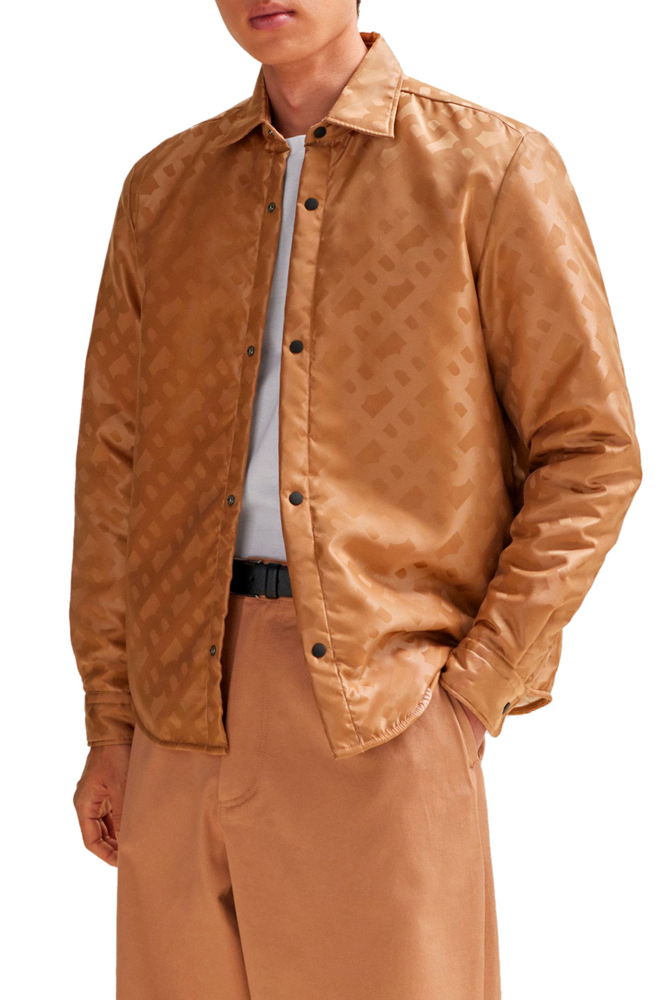 Мужской BOSS Куртка-рубашка свободного кроя с монограммой (цвет ), артикул 50509206 | Фото 3
