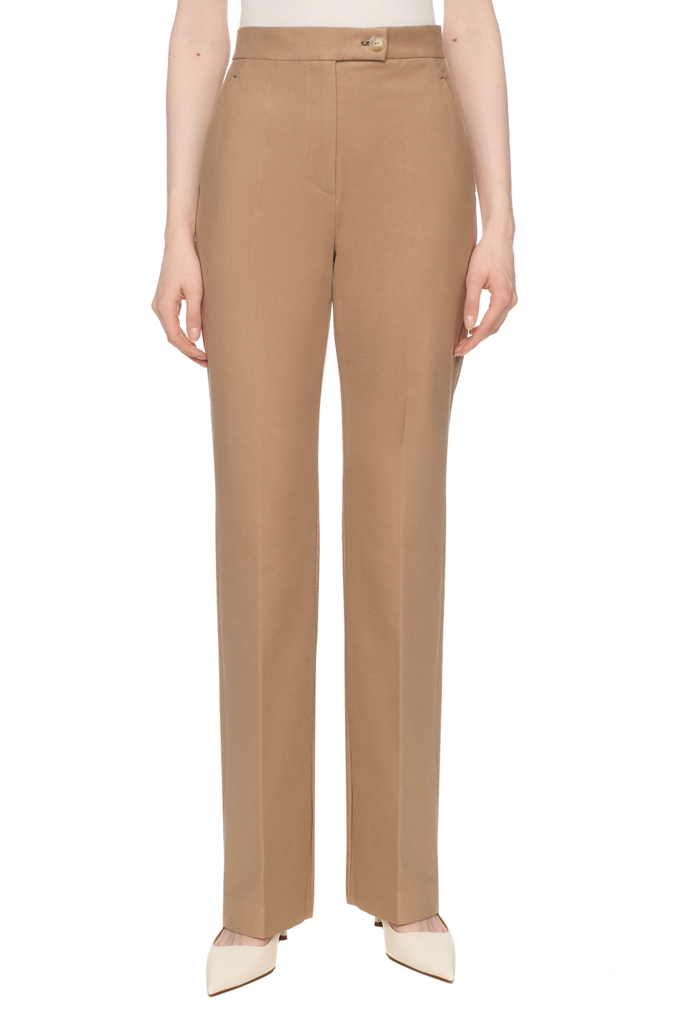 Женский Max Mara Брюки ACCIAIO однотонные (цвет ), артикул 2516781028 | Фото 4