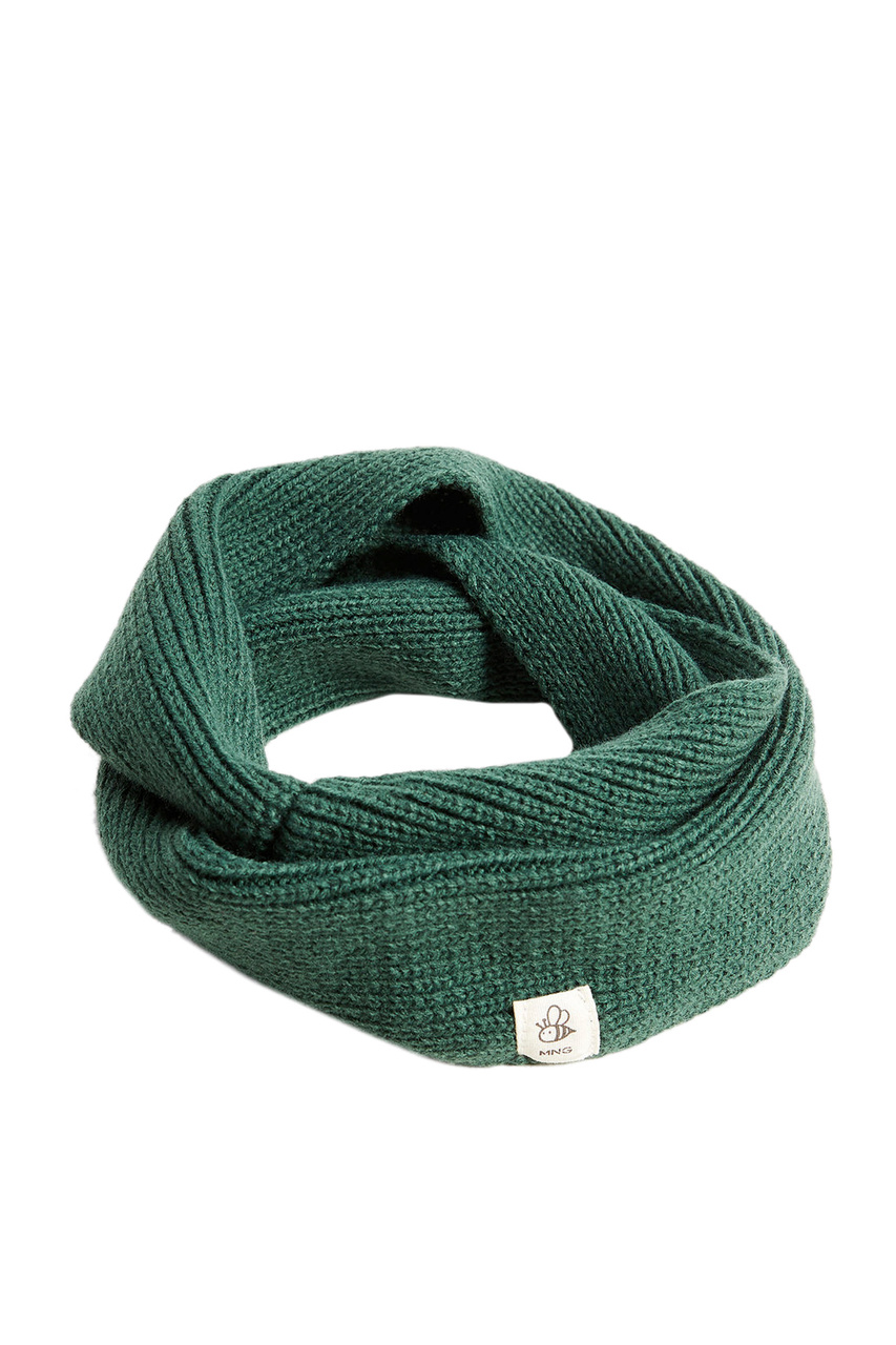 Вязаный шарф CALGARYD|Основной цвет:Зеленый|Артикул:37055952 | Фото 1