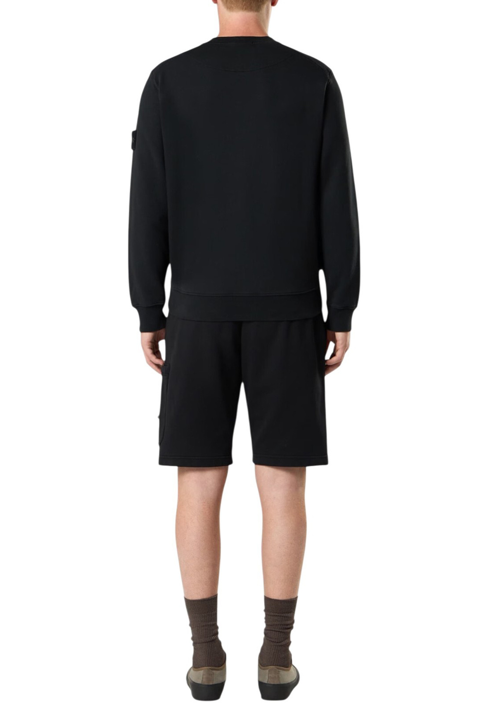 Мужской Stone Island Свитшот хлопкового флиса (цвет ), артикул L1S156100060-S0051 | Фото 4