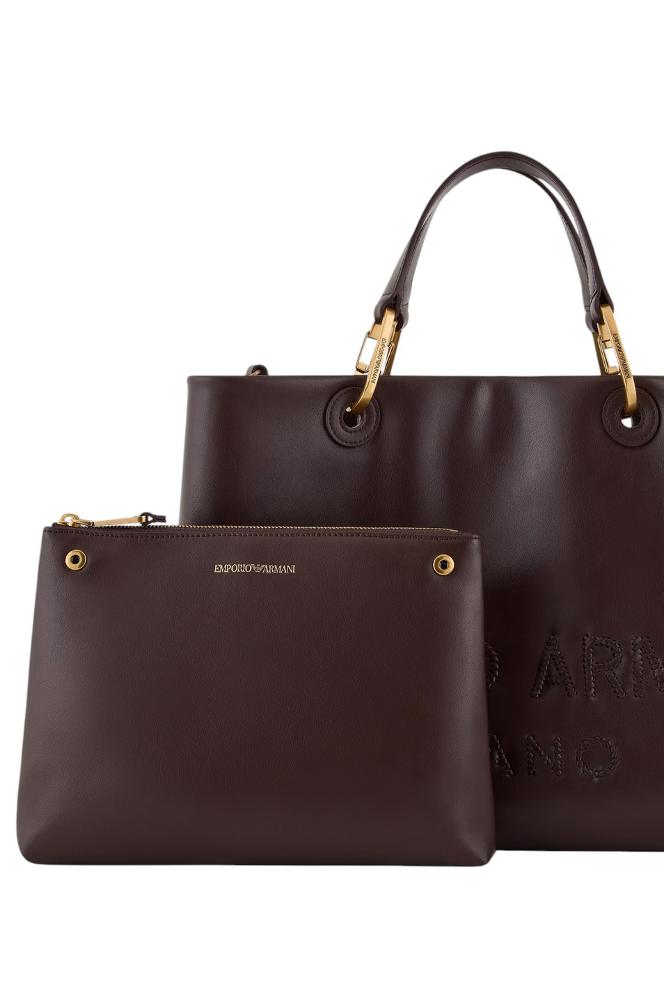 Женский Emporio Armani Сумка-шопер MyEA из натуральной кожи (цвет ), артикул EW000360-AF13792 | Фото 5
