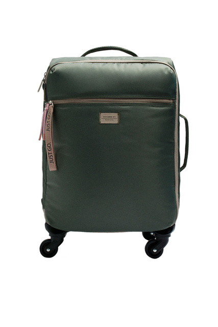 Нейлоновый дорожный чемодан|Основной цвет:Хаки|Артикул:194433 | Фото 1