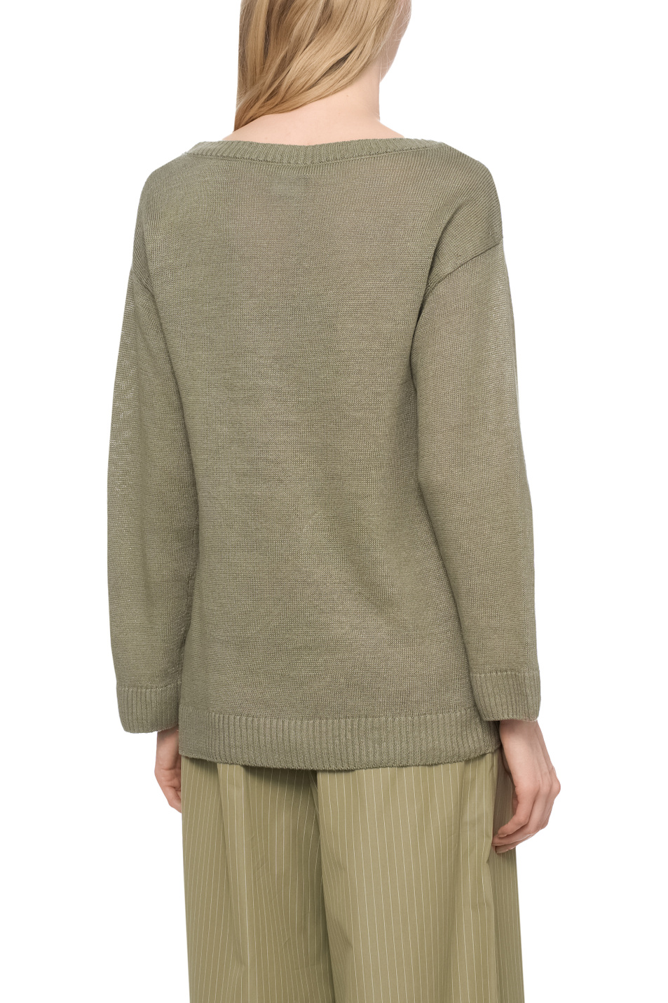 Женский Max Mara Джемпер DANDY из льна (цвет ), артикул 2516361048 | Фото 5