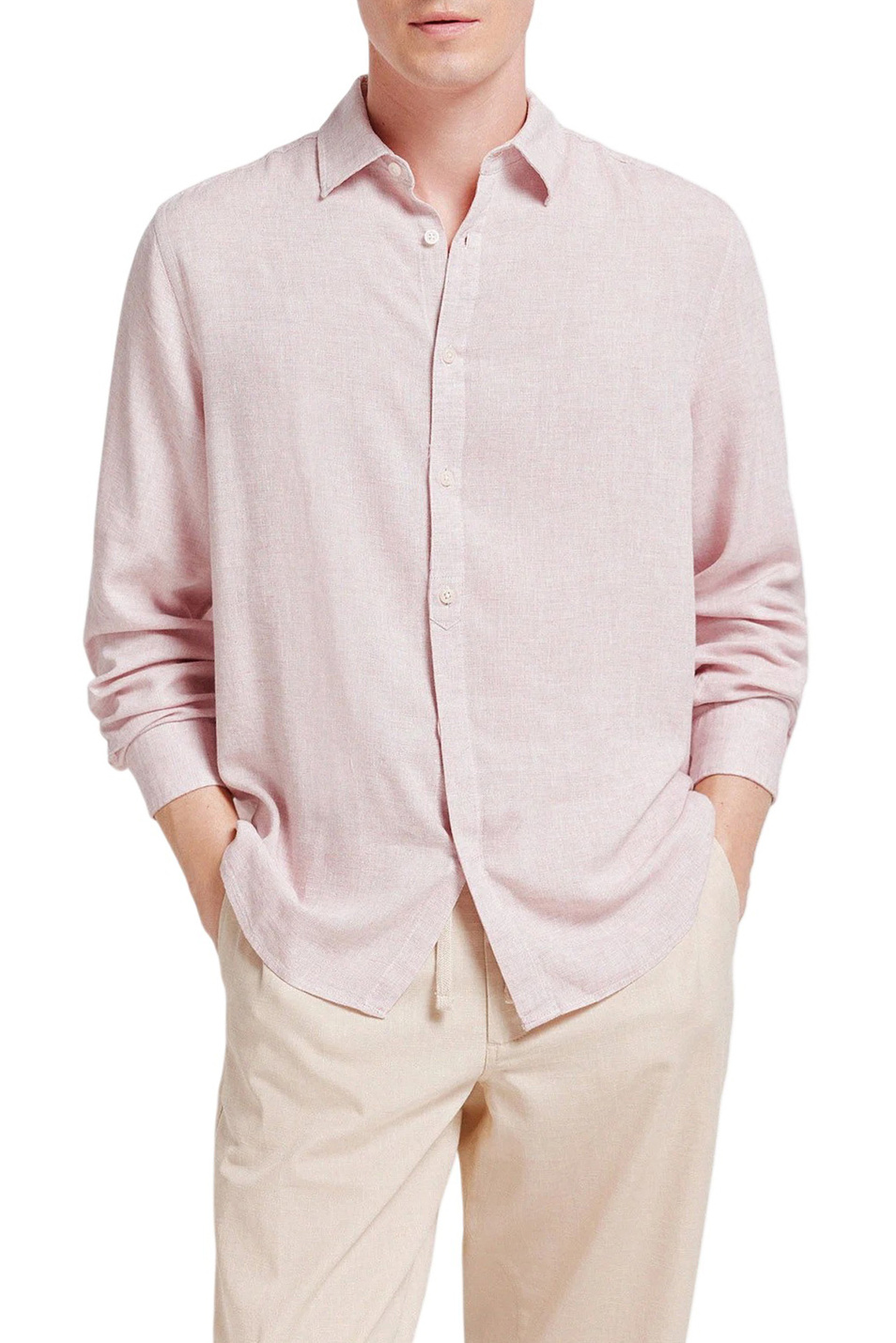 Мужской Springfield Рубашка однотонная (цвет ), артикул 0993389 | Фото 1