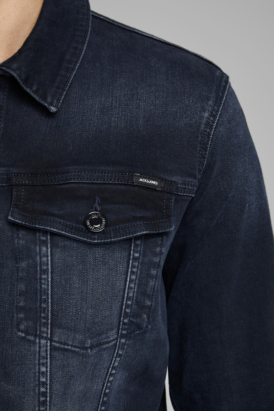 Мужской Jack & Jones Джинсовая куртка ALVIN (цвет ), артикул 12166867 | Фото 8