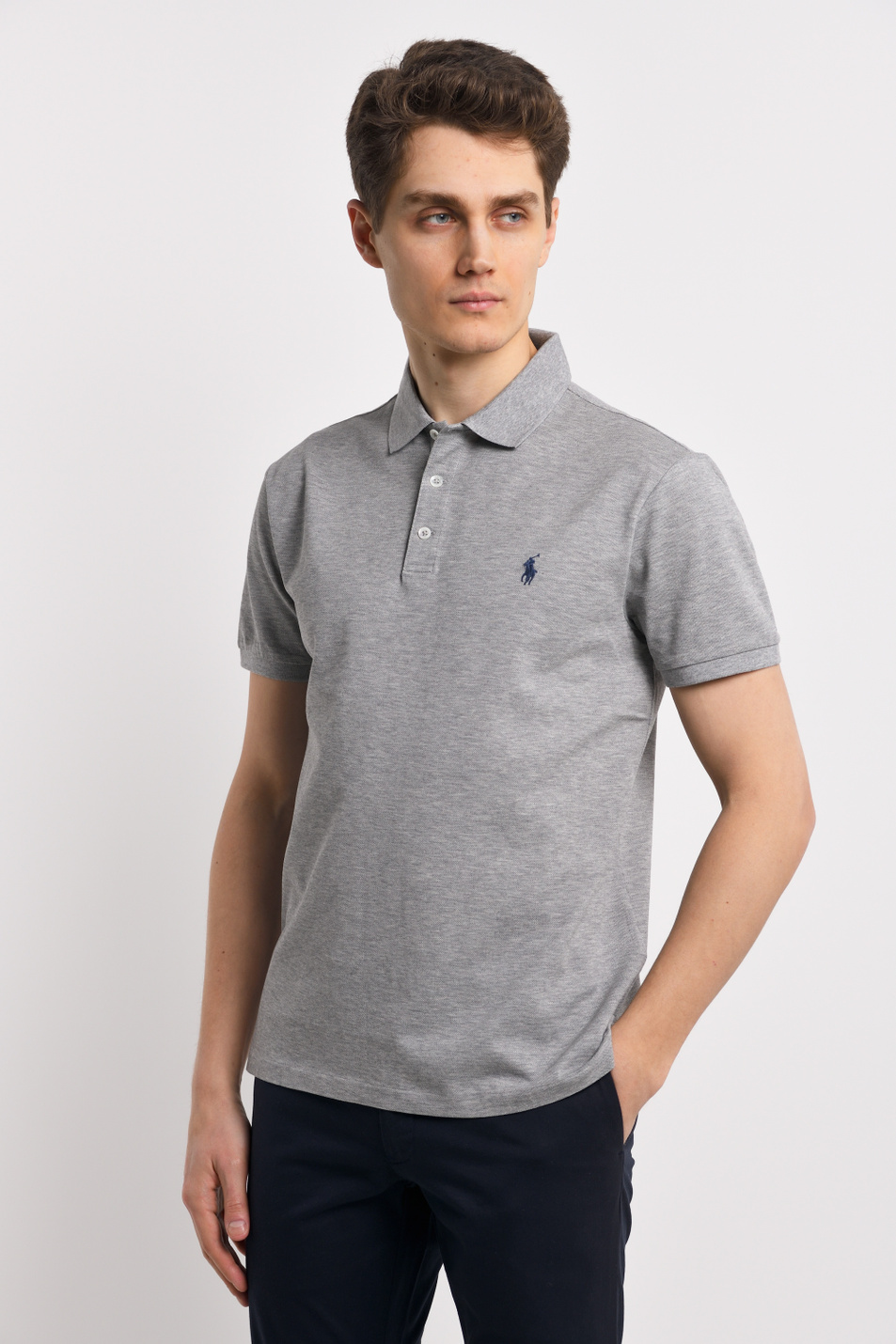 Мужской Polo Ralph Lauren Футболка поло из натурального хлопка (цвет ), артикул 710541705026 | Фото 1