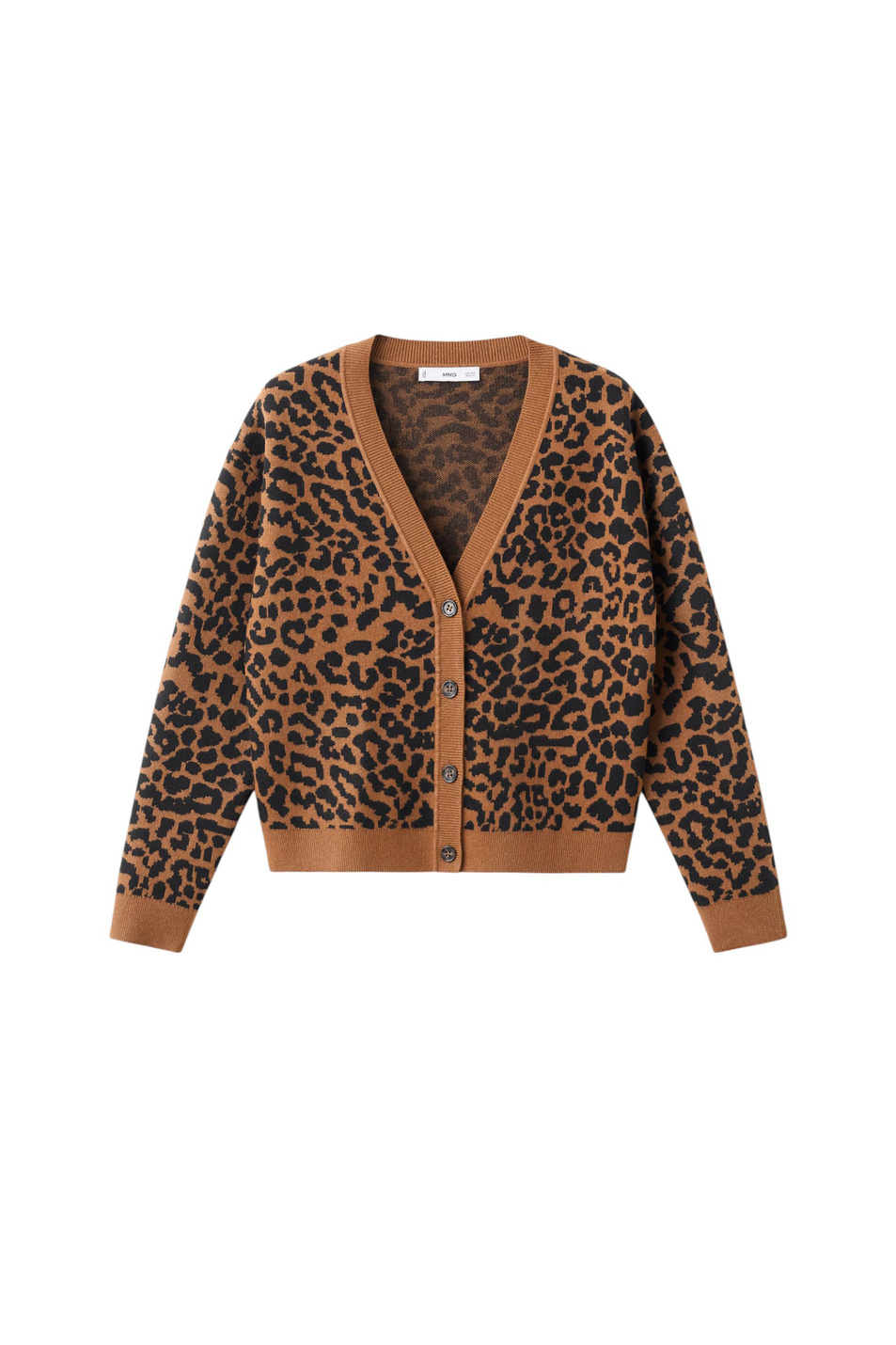 Женский Mango Кардиган LEONA с леопардовым принтом (цвет ), артикул 17056346 | Фото 1